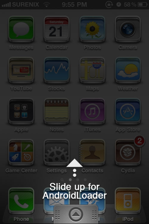AndroidLoader for iOS Now Available in Cydia