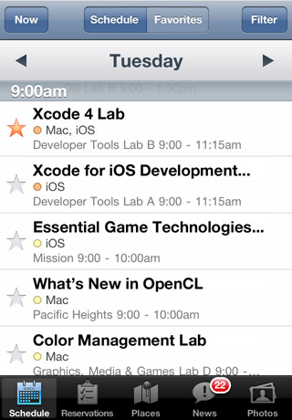 Apple Releases 2011 WWDC App