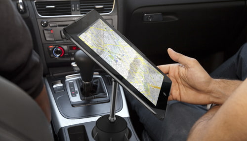 Stance is an iPad 2 Stand That Fits In Your Cup Holders