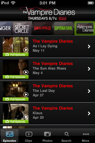 Now Watch Full Episodes Of TV Show's By CW On Your iPhone ...