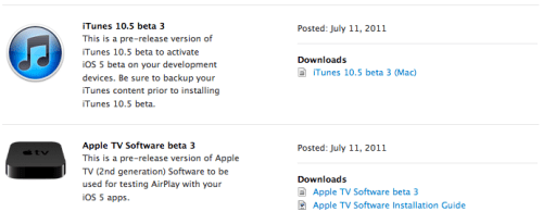 Apple Releases iOS 5 Beta 3 to Developers