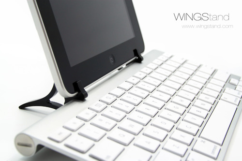 WINGStand Easily Connects Your iPad or iPhone to Your Apple Wireless Keyboard