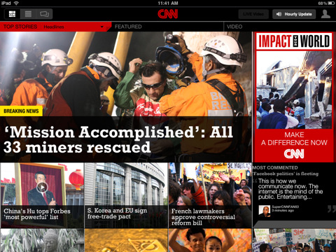 You Can Watch Live CNN TV on Your iPad or iPhone