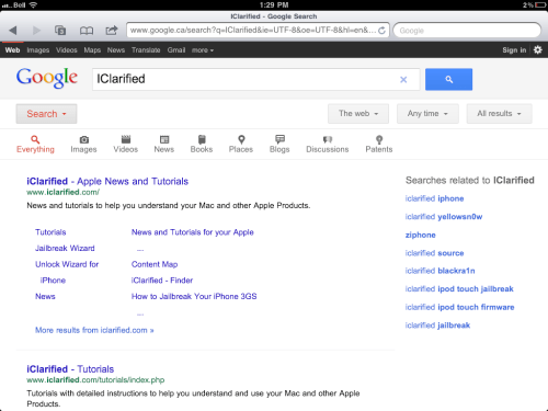 Google Improves Its Search Interface for iPad