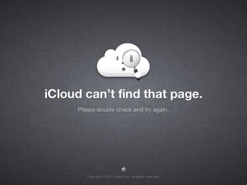 Apple Adds Some Personality to iCloud&#039;s Error Messages