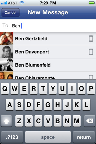 Facebook Releases Standalone Messenger App for iPhone