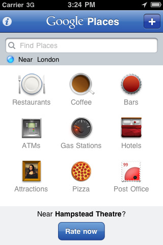 Google Places for iPhone Gets Updated With Search Filters
