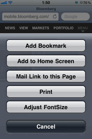 Magnifier Lets You Adjust the Font Size in MobileSafari