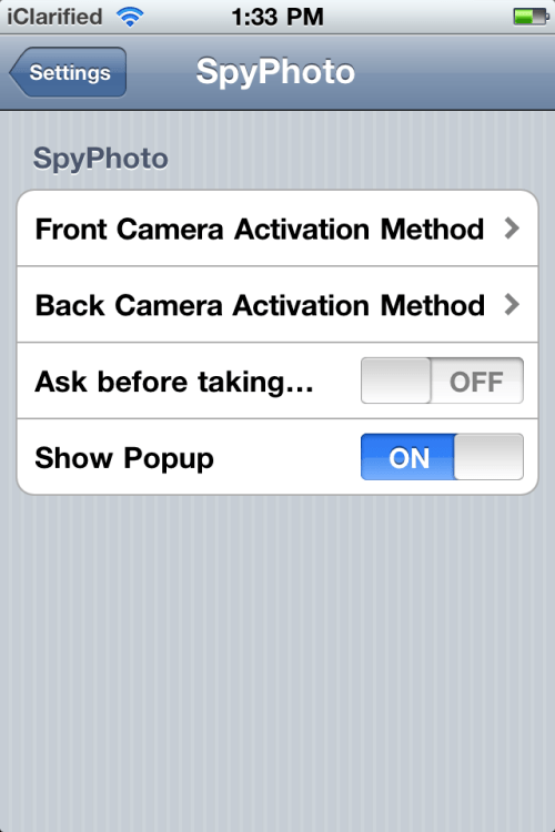SpyPhoto Lets You Secretly Take Photos With Your iPhone