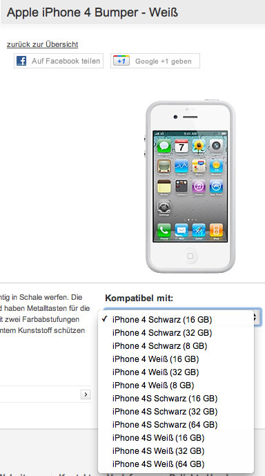 Vodafone Germany Lists iPhone 4S in 16GB, 32GB, and 64GB Capacities