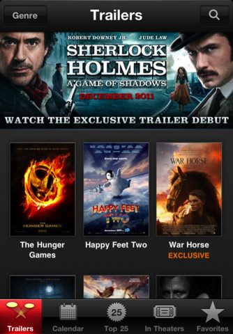 Apple Releases iTunes Movie Trailers App