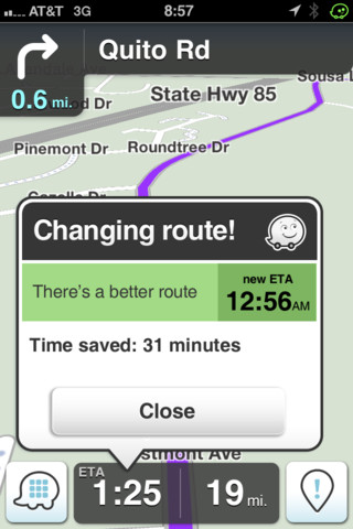 Waze GPS for iOS Gets a Complete Redesign