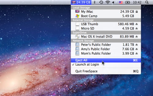 Quickly View Your Mac&#039;s Free Space With This Utility