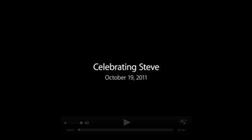 Apple Posts Video of Steve Jobs Celebration