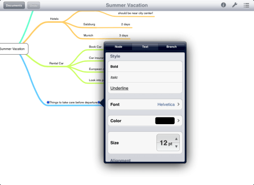 MindNode Touch 2.0 For iOS