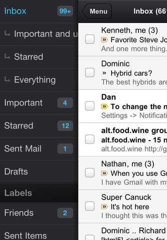 Google Releases Gmail App for iPhone, iPad, iPod Touch