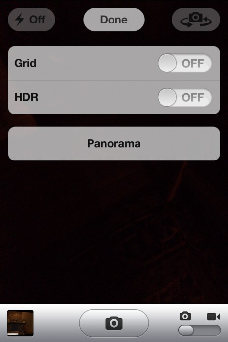Secret Panoramic Camera Mode Found in iOS 5
