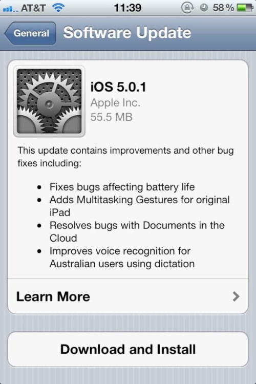 iOS 5.0.1 Fails to Fix Battery Issues for Many, Brings New Problems