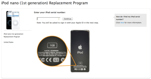 Apple Launches First Generation iPod Nano Replacement Program