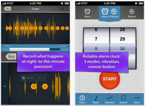 Sleep Sounds Recorder For iPhone