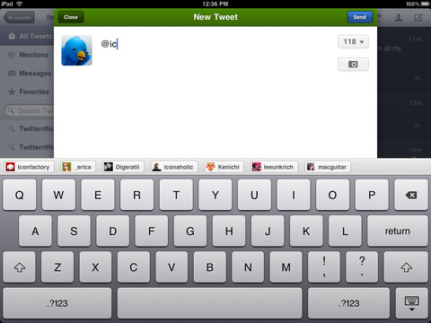 Twitterrific Update Brings New Twitter-Type Keyboard