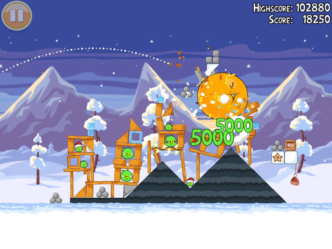 Angry Birds Seasons Gets Updated for Christmas