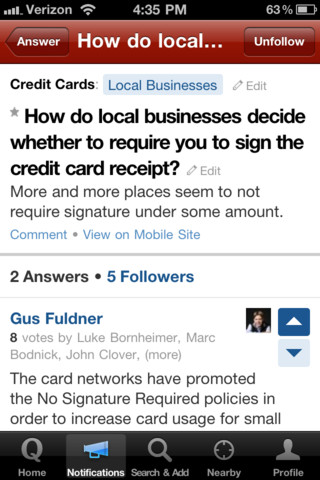 Quora Adds Photo Support to Its iPhone App