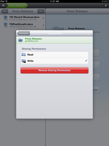 YouSendIt App Gets Updated With iPad Support