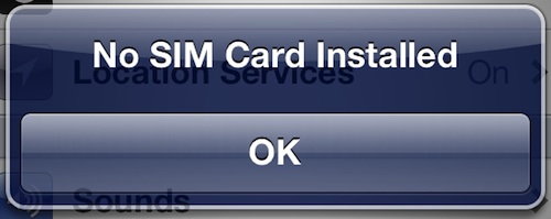 New iOS 5.0.1 Build Was Released to Fix &#039;No SIM Card&#039; Errors?