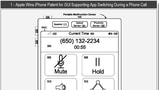 Apple Wins Patent for GUI to Switch Applications During a Call