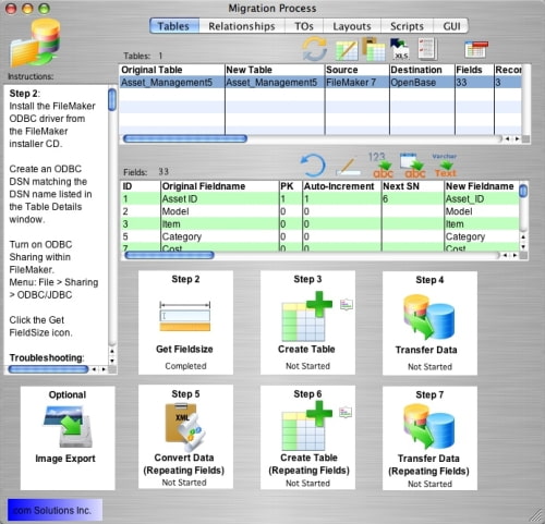 Database Conversion Solution For Mac OS X