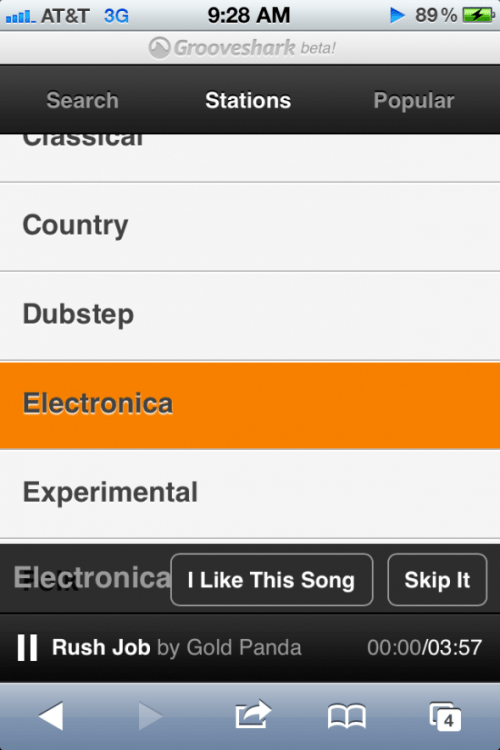 Grooveshark Releases HTML5 Player for iPhone, Android