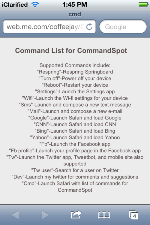 CommandSpot Lets You Quickly Execute Commands From Mobile Spotlight