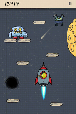 Doodle Jump Update Adds New UFO and Monster