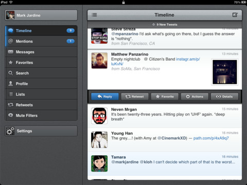 Tweetbot Twitter Client Gets Released for iPad