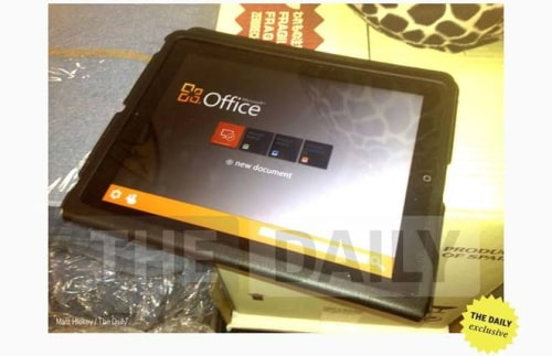Microsoft Office for iPad Exists, Will Be Released Soon [Photo]