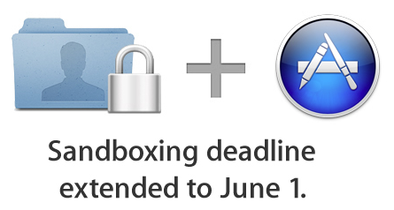 Apple Extends Mac App Store Sandboxing Deadline to June 1st