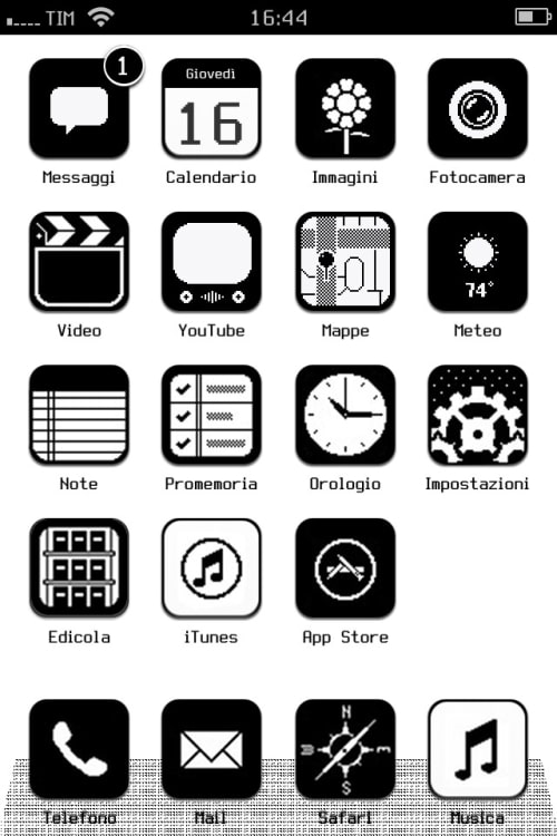 iOS &#039;86 Theme Brings Retro Look to Your iPhone&#039;s SpringBoard