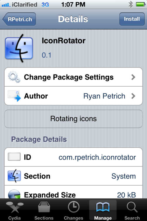 IconRotator Keeps Your Icons Upright When Rotating Your iPhone