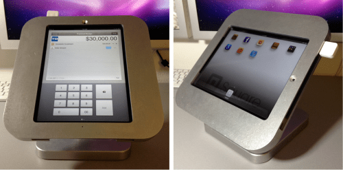 La registradora Mogul con Soporte  para el iPad