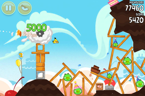 Angry Birds Gets 15 More Levels, UI and Gameplay Improvements