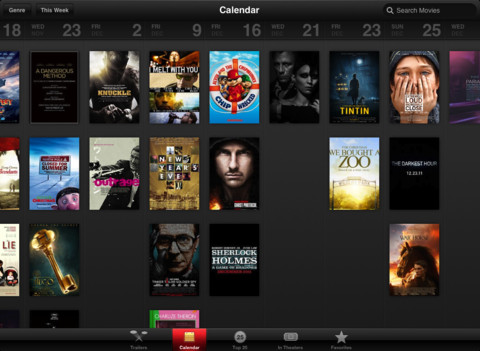iTunes Movie Trailers App Updated for the New iPad&#039;s Retina Display