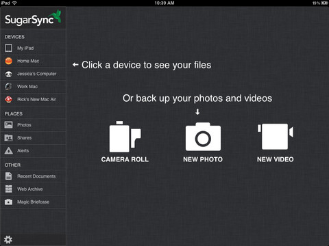 SugarSync App Gets New Interface for iPad