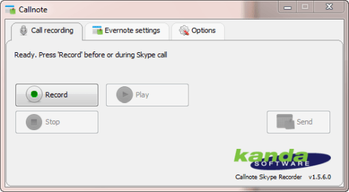Record Skype Calls to Evernote With Callnote