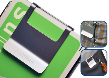 Poddities Money Clip Attaches to the Bottom of Your iPhone