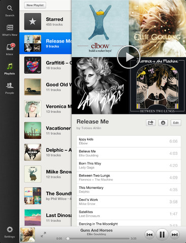 The Spotify for iPad App is Now Available