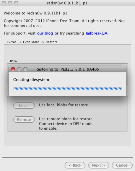 Upcoming Version of RedSn0w Will Enable Downgrade of the iPhone 4S and iPad 2/3