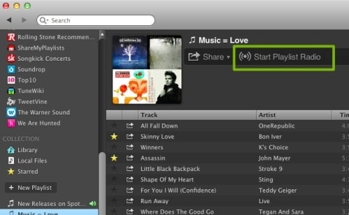 Spotify for Mac Gets Playlist-Based Radio, Post to Tumblr, Embeddable Buttons