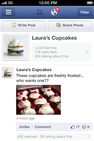 Facebook Releases New &#039;Pages Manager&#039; App for iPhone