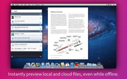 Found Searches For Files Across Your Mac and Cloud Services